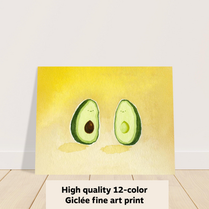Avocado Buddies - Fine Art Print