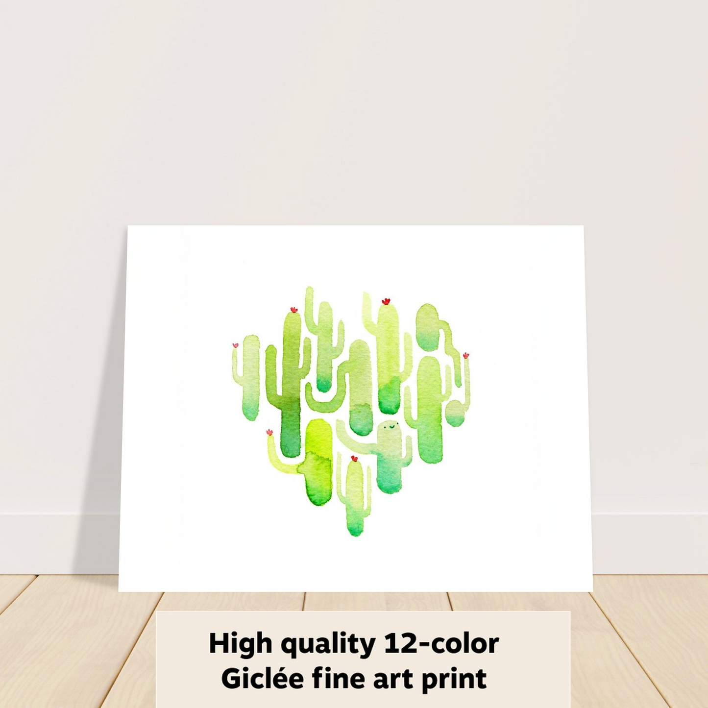 Happy Cactus - Fine Art Print