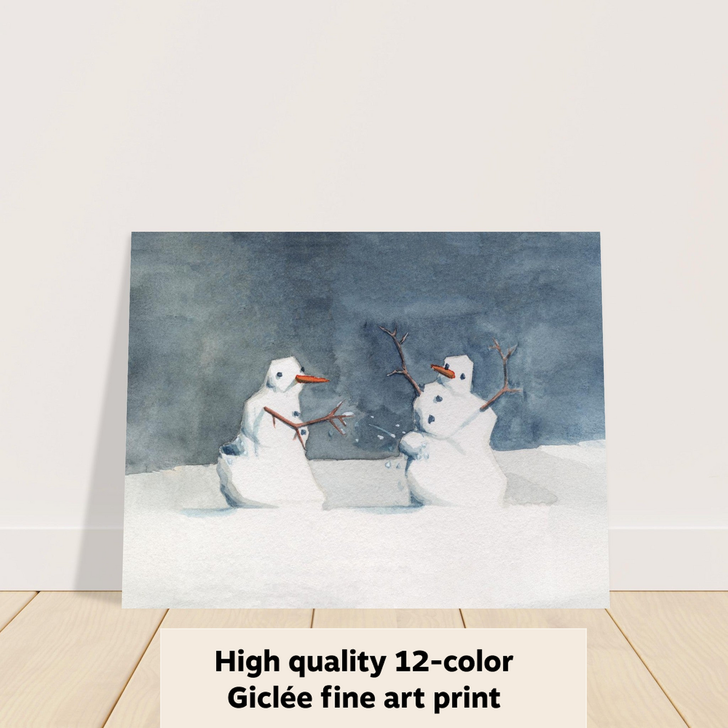 Snowball Fight - Fine Art Print