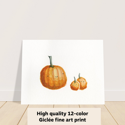 Pumpkin Family - Fine Art Print
