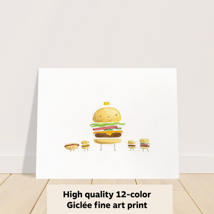 Burger Queen - Fine Art Print