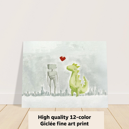 Giants In Love - Fine Art Print