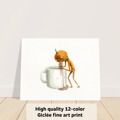 Pumpkin Spice Latte - Fine Art Print