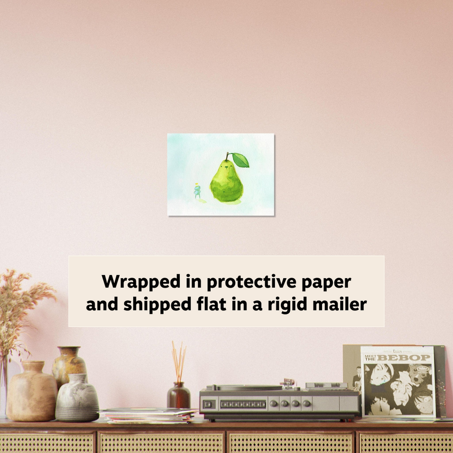 Pear Bear - Fine Art Print