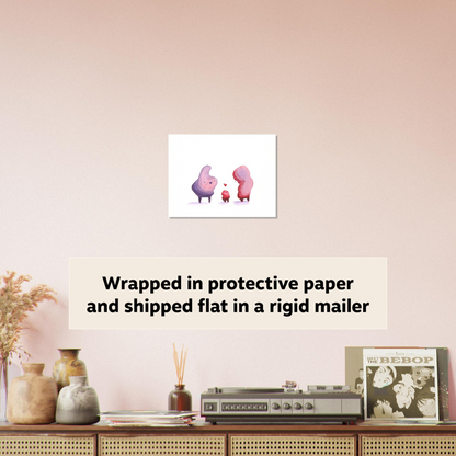 Blobby Love - Fine Art Print