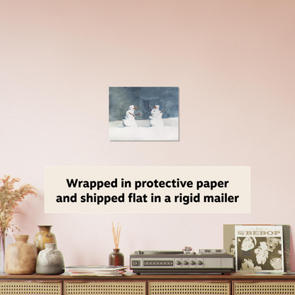 Snowball Fight - Fine Art Print